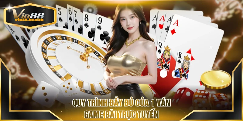 Quy trình đầy đủ của 1 ván game bài trực tuyến